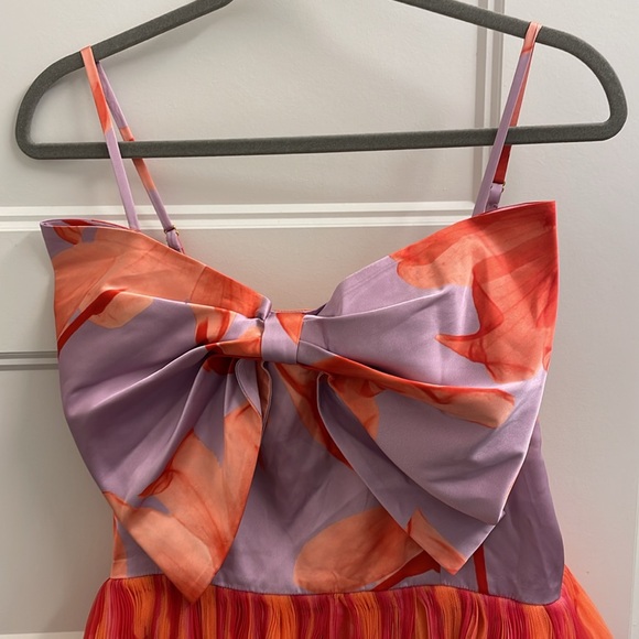 Hutch x Anthropologie Sleeveless Tulle Bow‎ Mini Dress Size 14 - Picture 10 of 16